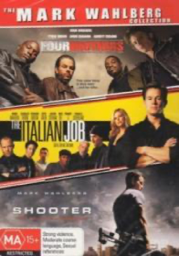 Four Brothers Shooter The Italian Job Mark Wahlberg DVD